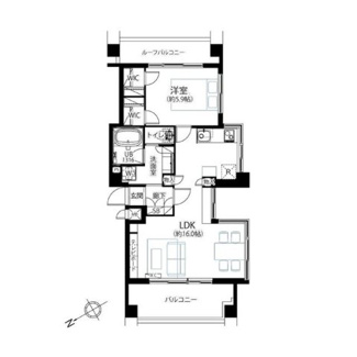 【間取り】 | ワールドパtレス不動前 | 間取り図です
