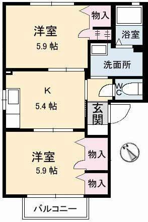 【間取り】 | シャロン　1棟