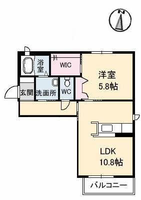 【間取り】 | オーチャード　D棟