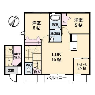 【間取り】 | ラ・ファミーユ | 間取り