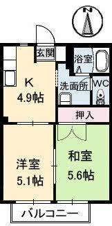 【間取り】 | エーデル１
