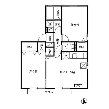 【間取り】 | グランディール・ヴィ C棟