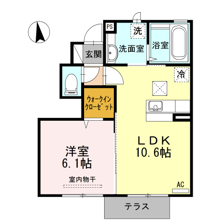 【間取り】 | ディールーム・ハル鶴島