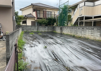 【外観】 | 元横山町売地 | 家を建てる前提で土地を探している場合、地盤の丈夫さは譲れない条件の一つです。地盤が脆弱だと追加工事が必要となります。また、過去に地盤沈下や液状化現象を起こした土地は、できるだけ避けた方がいいでしょう。