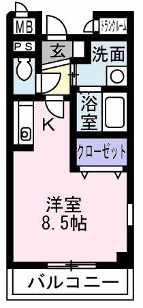 サンモールハイツＡの間取り