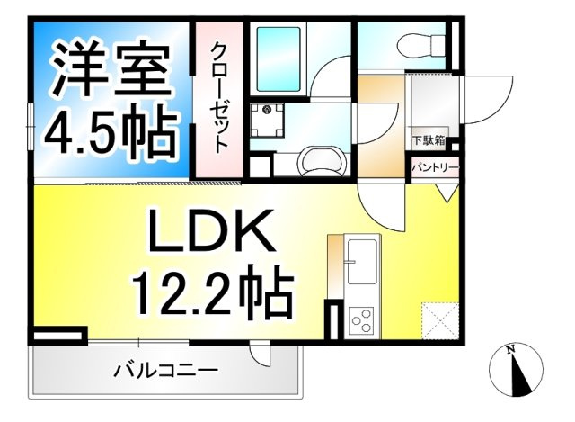 Honey Suckle（ハニーサックル）の間取り