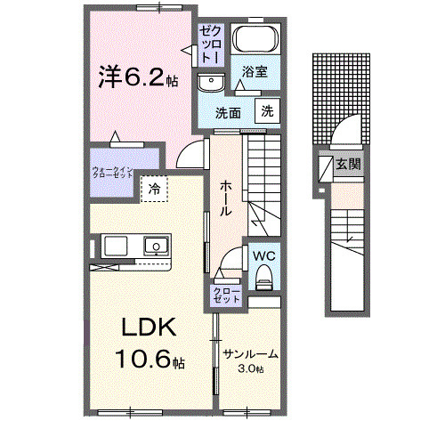 セリーノ・Kの間取り