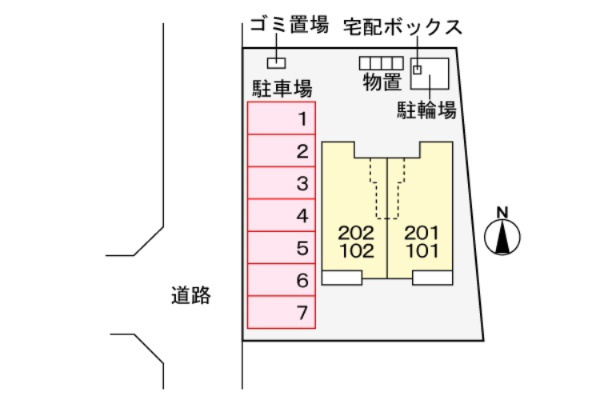 セリーノ・Kの区画図