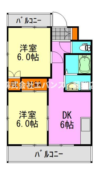 【間取り】 | サンハイツ千葉