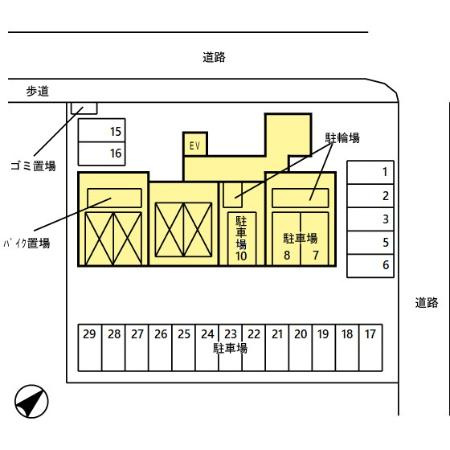 Ａｎｇｅａｉｌｅ（ｱﾝｼﾞｭｴｰﾙ）の区画図