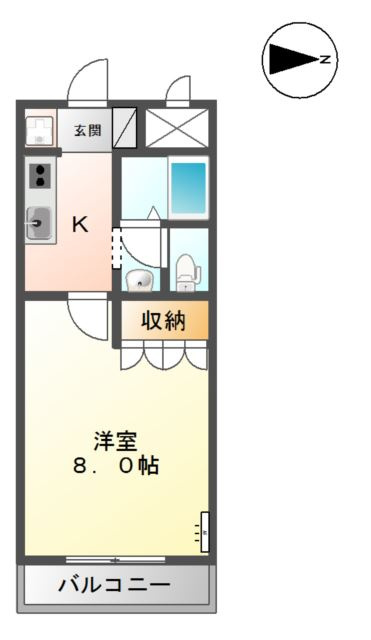 パークサイドしみずの間取り
