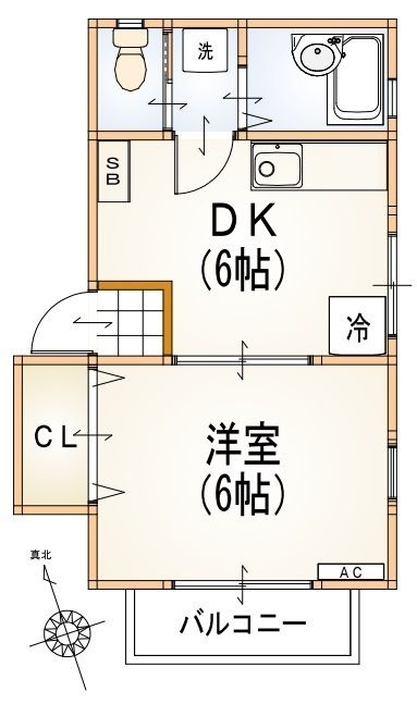 コスモスイレブン 　の間取り