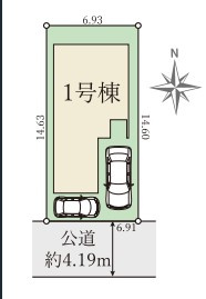 【区画図】 | Terrechez枚方市渚栄町１期 | 区画図
