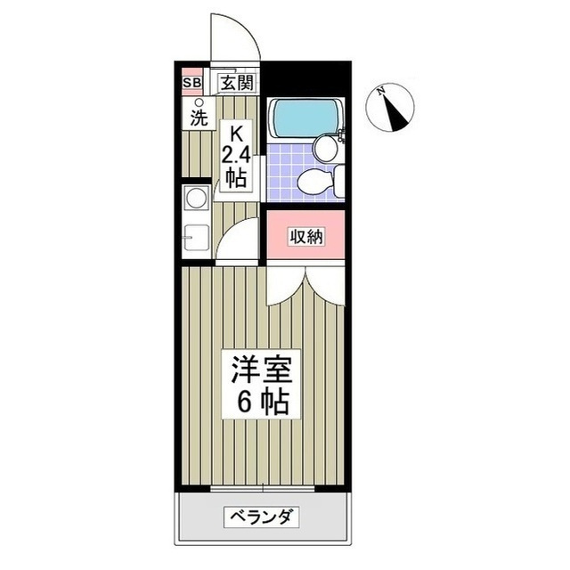 サンライズ水村の間取り