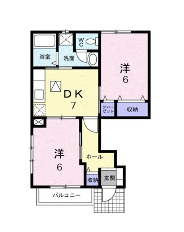 ヴィラ－フロレスタの間取り