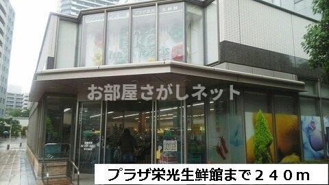スカイブルーレジデンス横浜【おとり物件なし】#学生・社会人にオススメ！初期費用分割払いOK！の周辺|プラザ栄光生鮮館まで240m