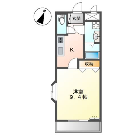 エクセレント，ＯＮの間取り