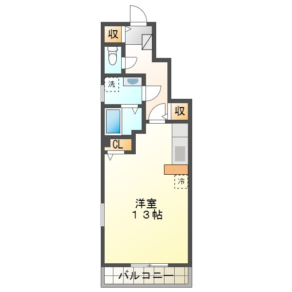 メルベーユ神戸の間取り