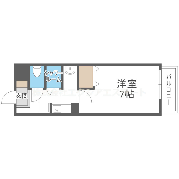 辰巳ハイツの間取り