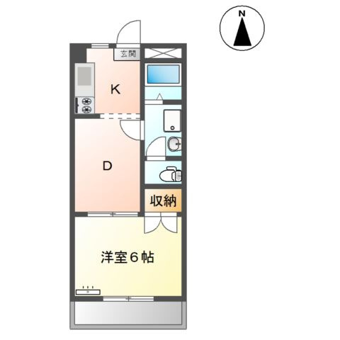 フォレストⅡの間取り