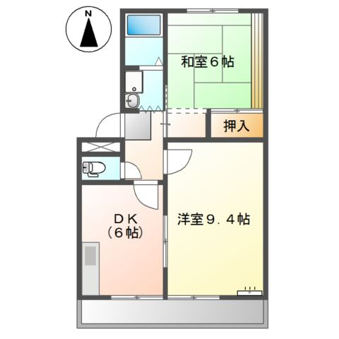 ＷＩＮＧ香久山Ａの間取り