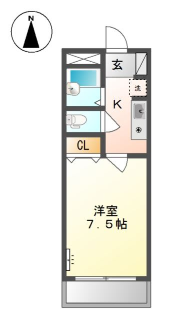 グリーンヒルズ図書館通りの間取り