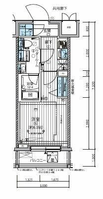 メインステージ武蔵小杉の間取り