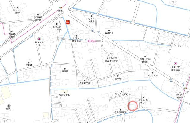 リオン三宅の地図