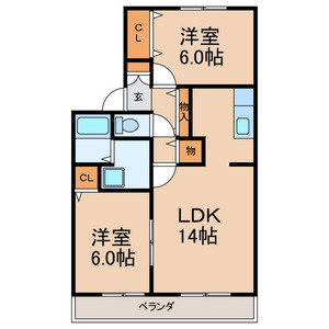 サンモールの間取り