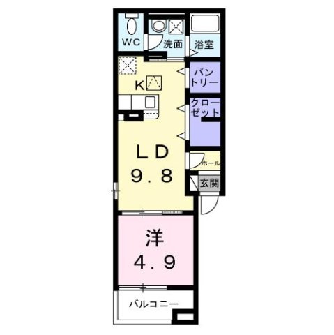 セレッソ　パルケの間取り