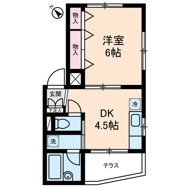 ルプレ荻窪の間取り