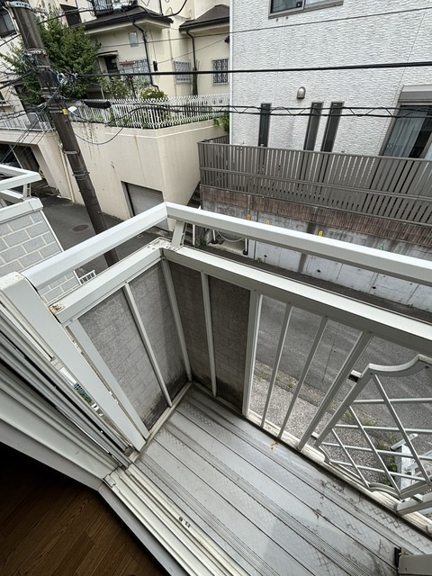 サンハイツのバルコニー