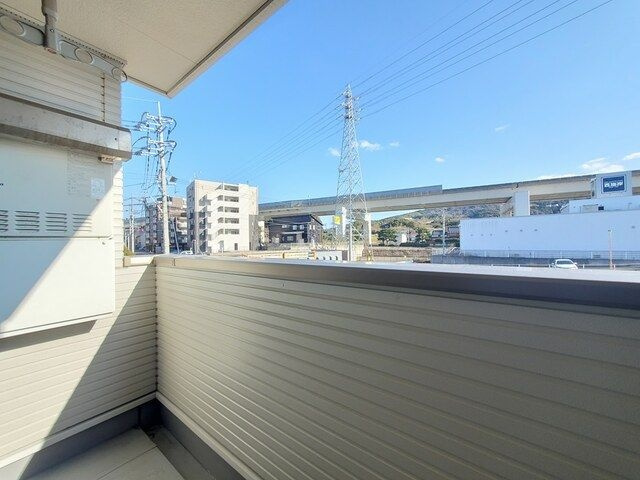 アンジュメゾン　Ⅱのバルコニー