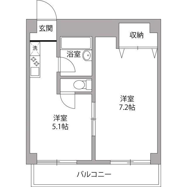 セントラル大森の間取り|間取り図