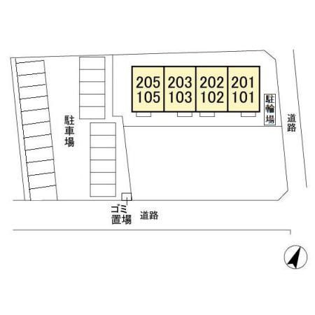 フリューリンクの区画図