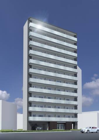 リヴシティ向島参番館の外観パース