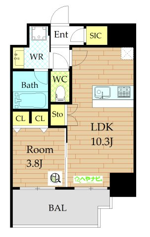 【間取り】 | スプランディッド大須門前町
