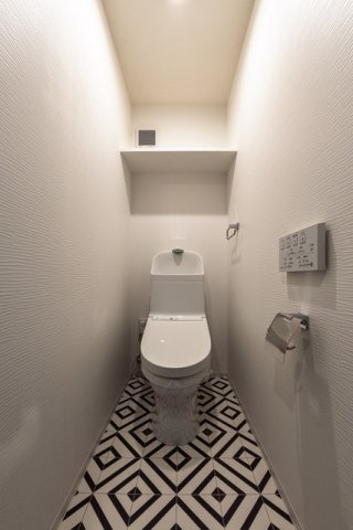 ブルー　パレット　新宿中落合のトイレ|落ち着いた色調のトイレです