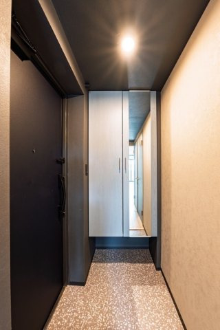 ブルー　パレット　新宿中落合の玄関|きれいな玄関です