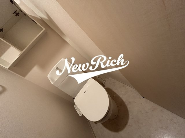 前橋市朝倉町のアパートのトイレ