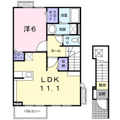 向日葵　Ⅱの間取り