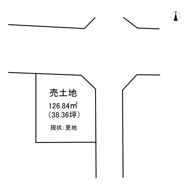 潮見町の土地図