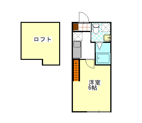 川崎市多摩区生田６丁目のアパートの間取り