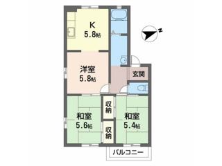 【間取り】 | リバーサイドシティ麻生川