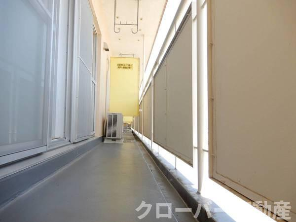 ビレッジハウス詫間1号棟のバルコニー|ビレッジハウスの同一物件・同一タイプの間取りの写真です