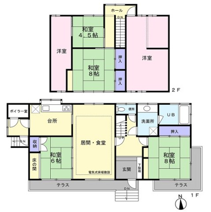 【間取り】 | 伊豆急伊豆高原　戸建
