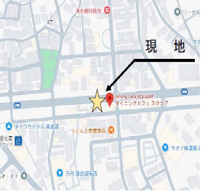 【地図】 | クリエイティブスペースハブ深阪Ⅲ大区画（新築）