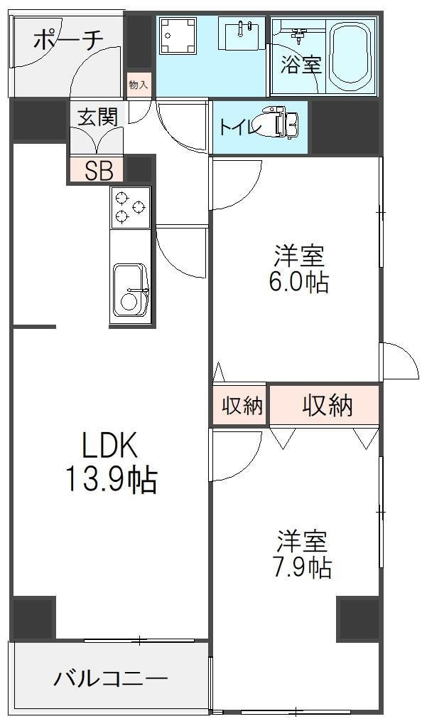 グランベル上野の杜の間取り