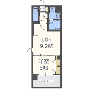 ラルシェパルク新大阪の間取り