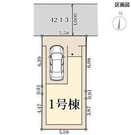 リーブルガーデン大阪市鶴見区緑3丁目の区画図